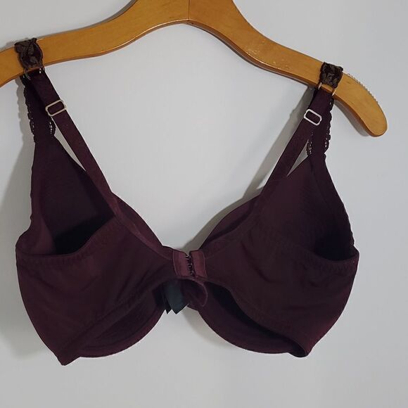 Natori Body Double Full Fit Contour Underwire Bra 34DDD Purple 136001 - Picture 3 of 9